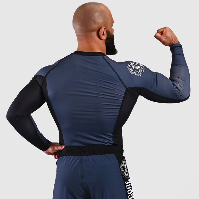  Рашгард Hardcore Training Recruit Grey LS 