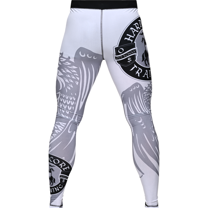  Компрессионные штаны Hardcore Training Heraldry White 