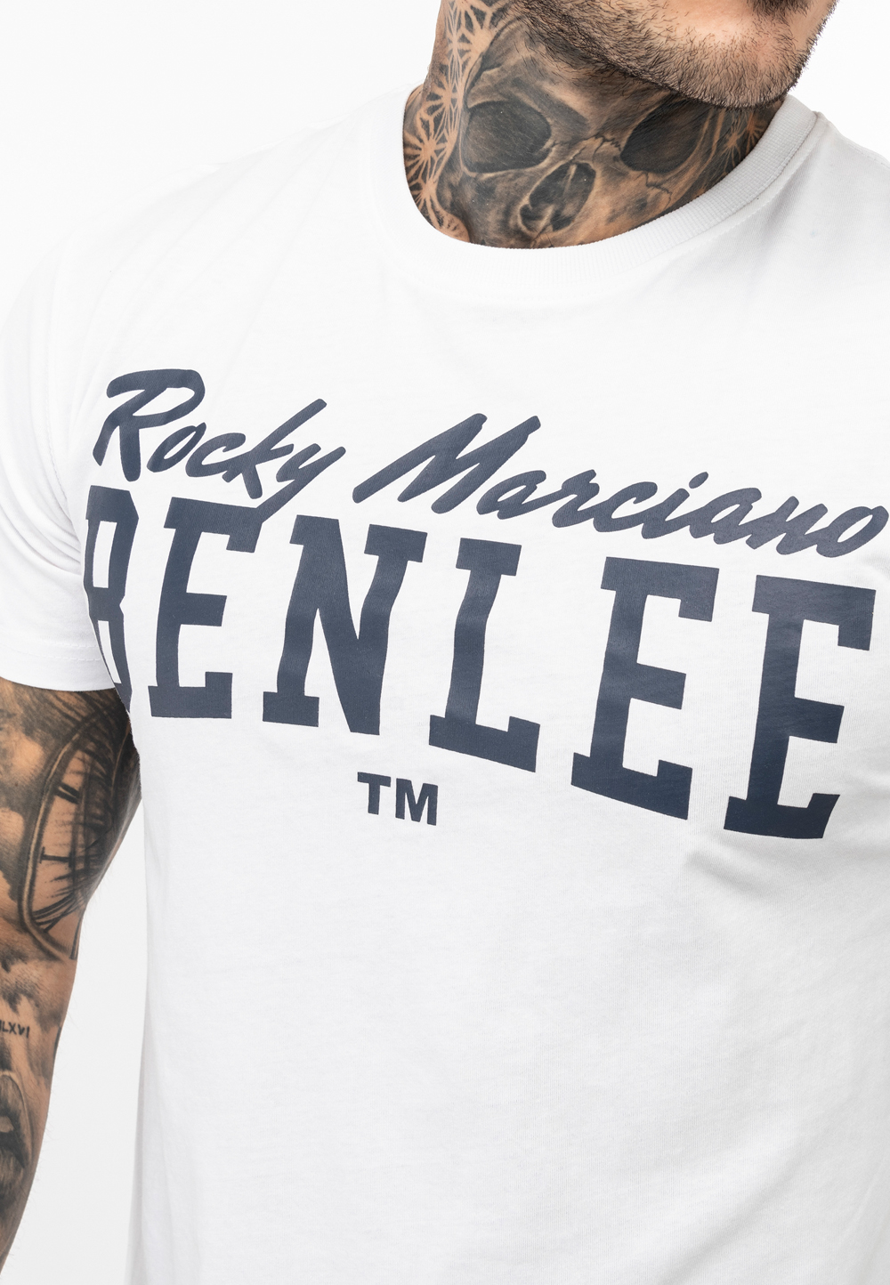  Футболка Benlee Rocky Marciano Logo белая 