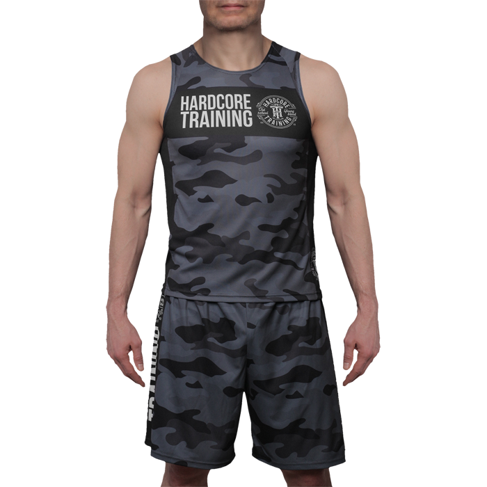  Тренировочная майка Hardcore Training Night Camo Black 