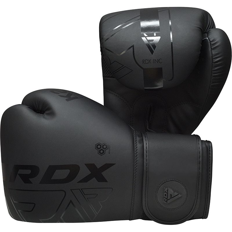  Боксерские перчатки RDX BGR F6 KARA черные 