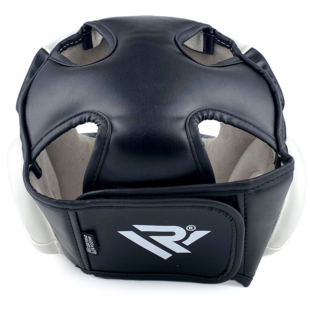  Шлем Reyvel тренировочный Full Face черно белый 