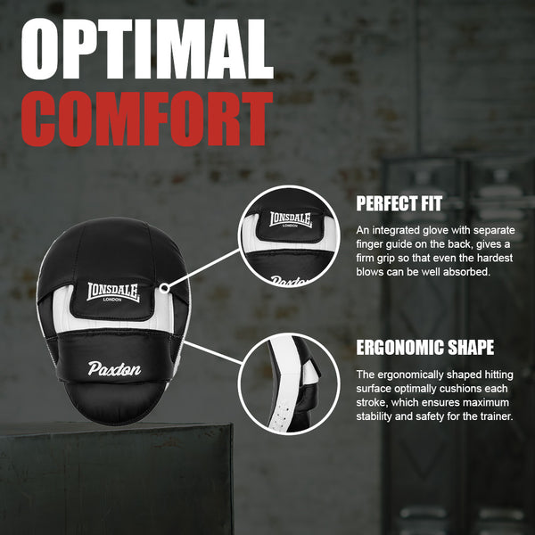  Лапы Lonsdale Paxton черн/бел 