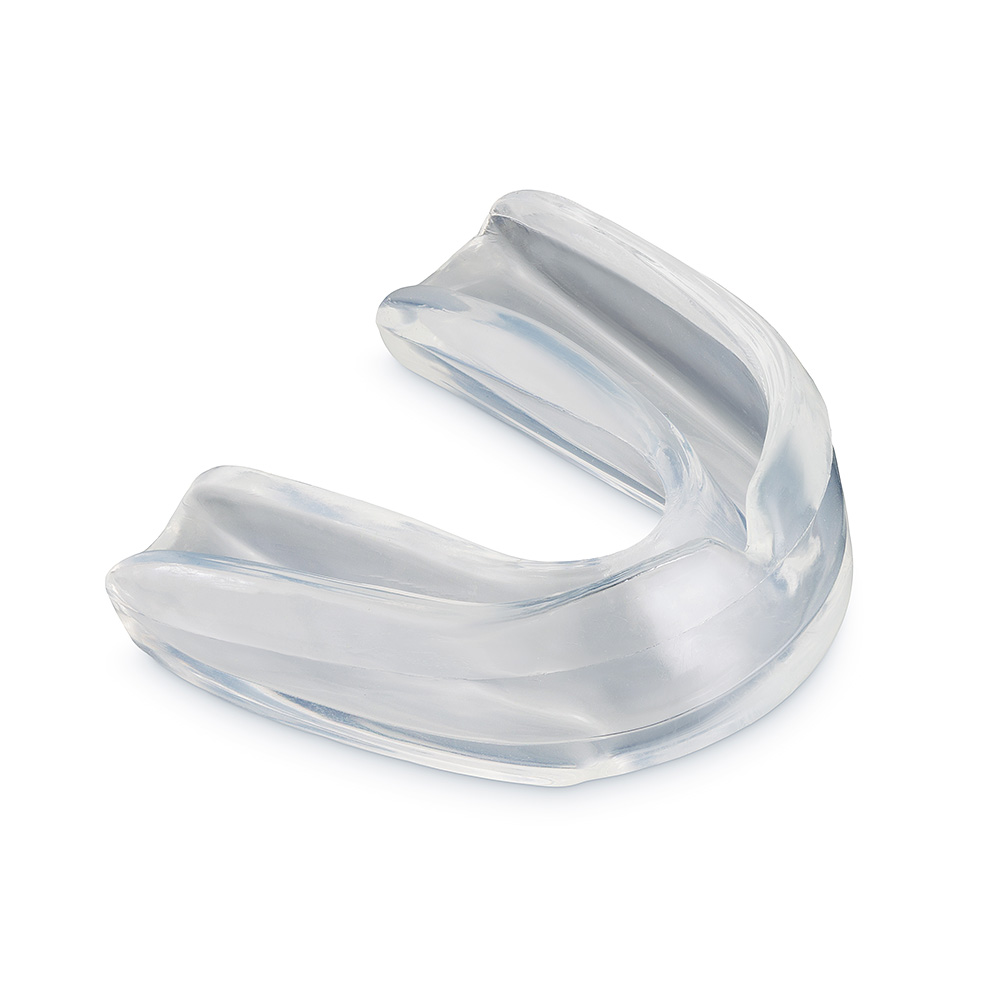  Капа боксерская LEADERS с футляром прозрачная 