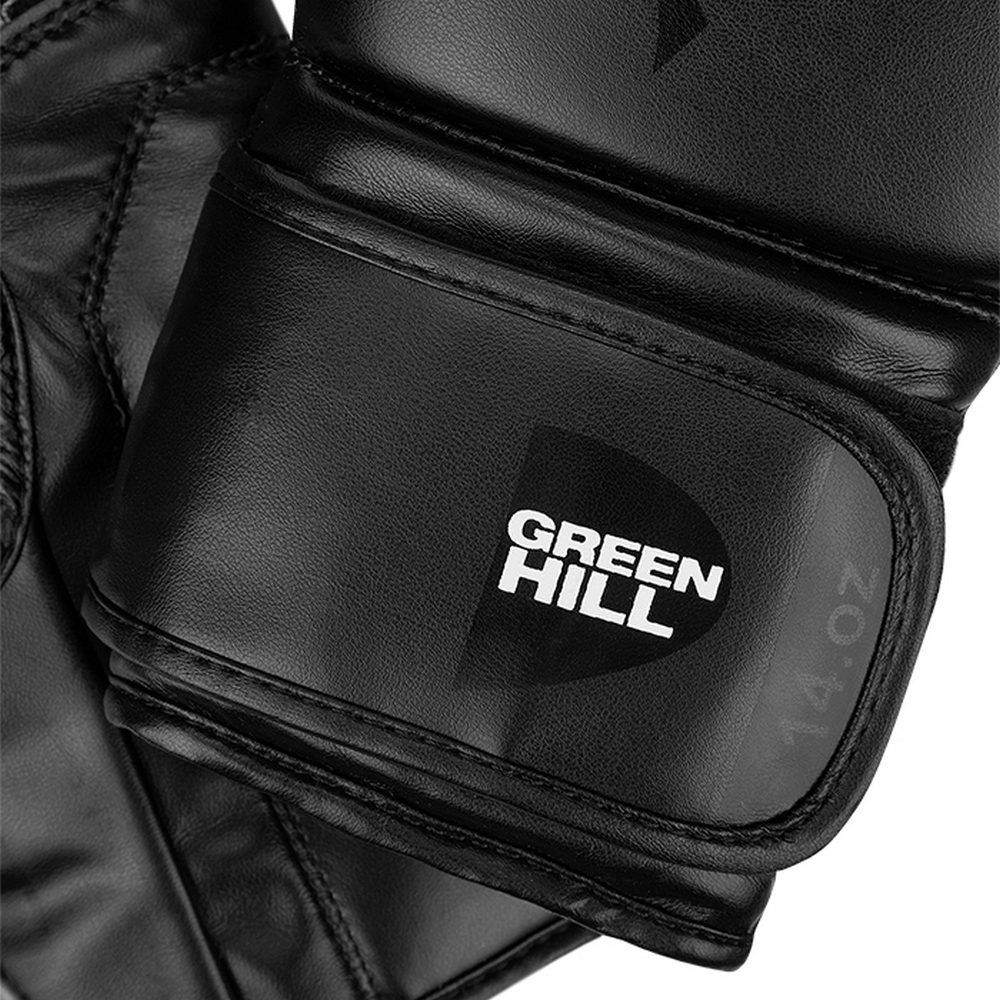  Боксерские перчатки GREEN HILL UNIQUE черные 