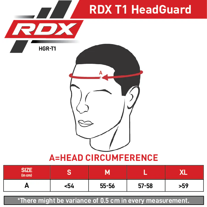  Шлем RDX HEAD GUARD HGR T1 черный 