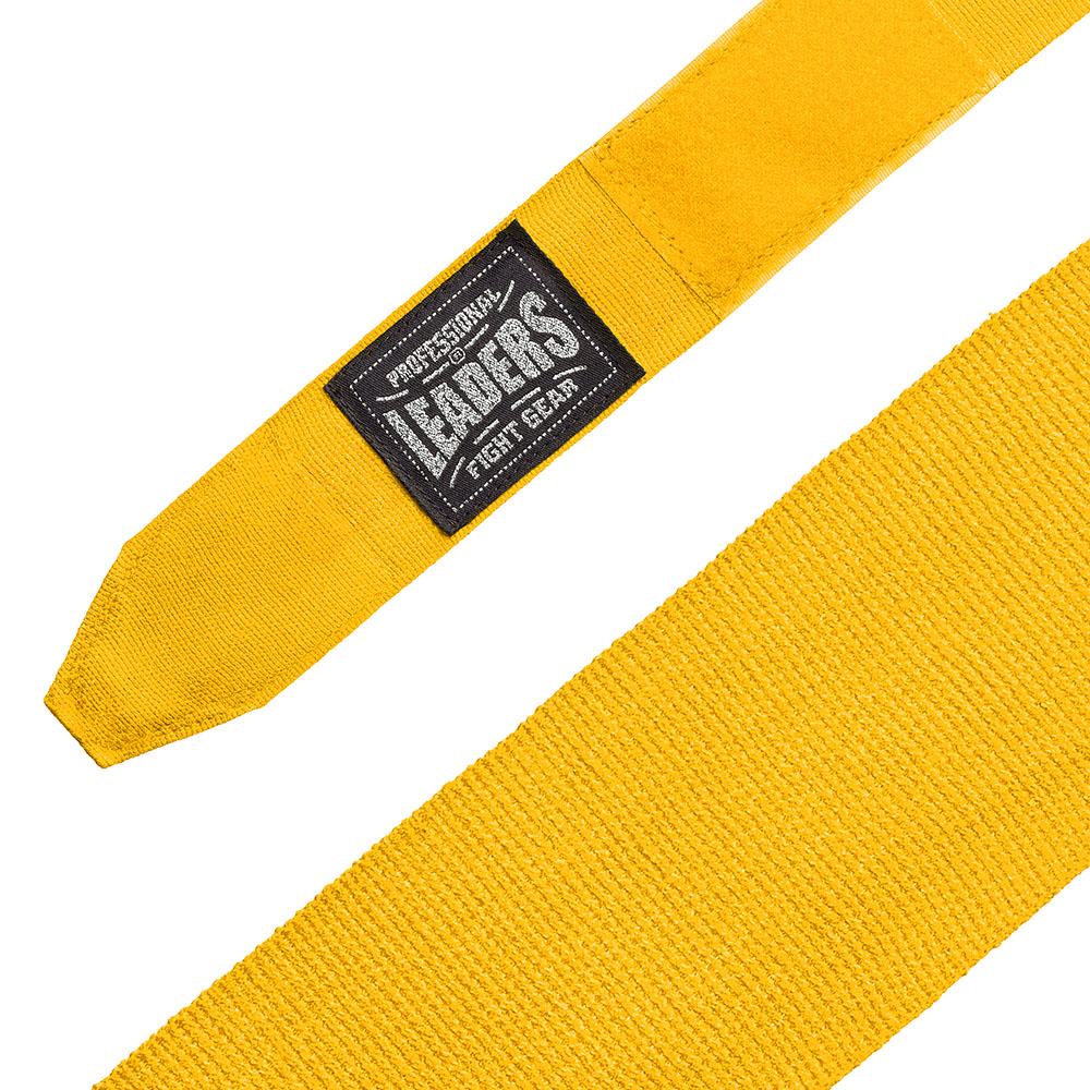  Бинты боксерские LEADERS Mexican желтые 