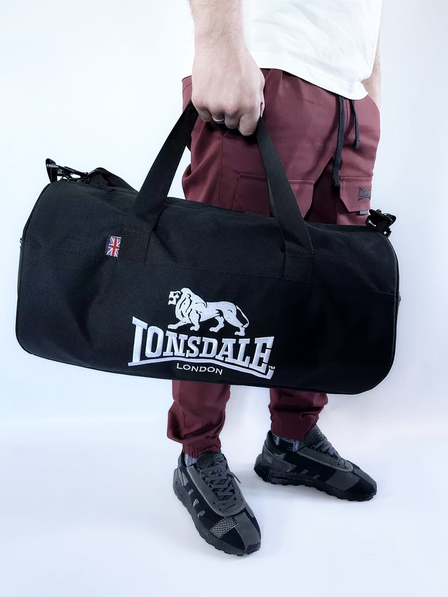  Сумка Lonsdale Barrel Bag 2 черная 