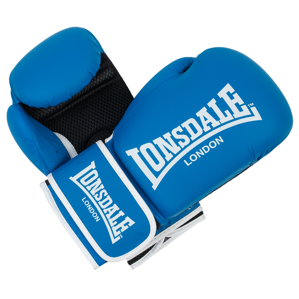  Боксерские перчатки LONSDALE ASHDON Blue White 