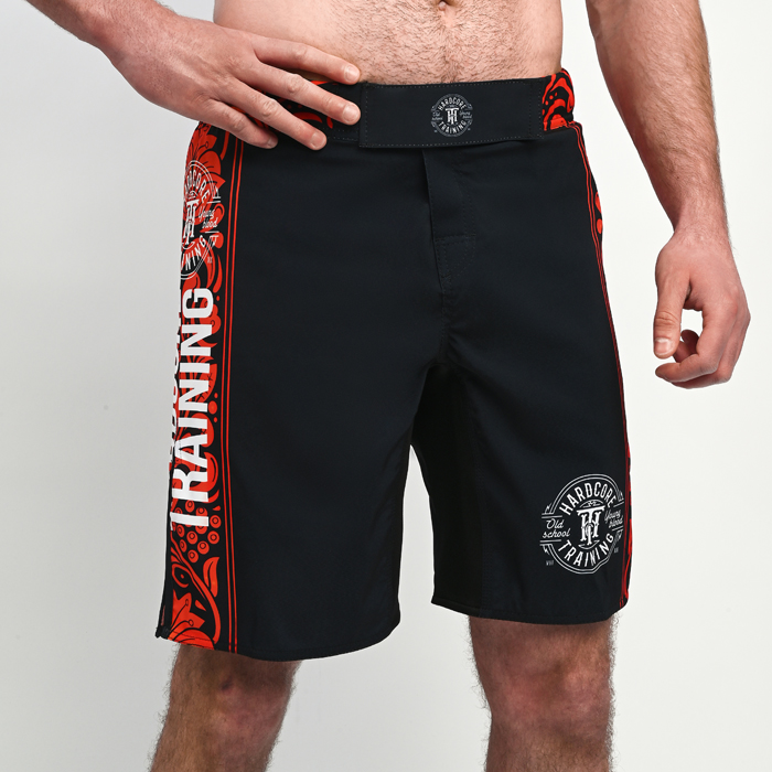  Шорты Hardcore Training Russian Pattern Black/Red 