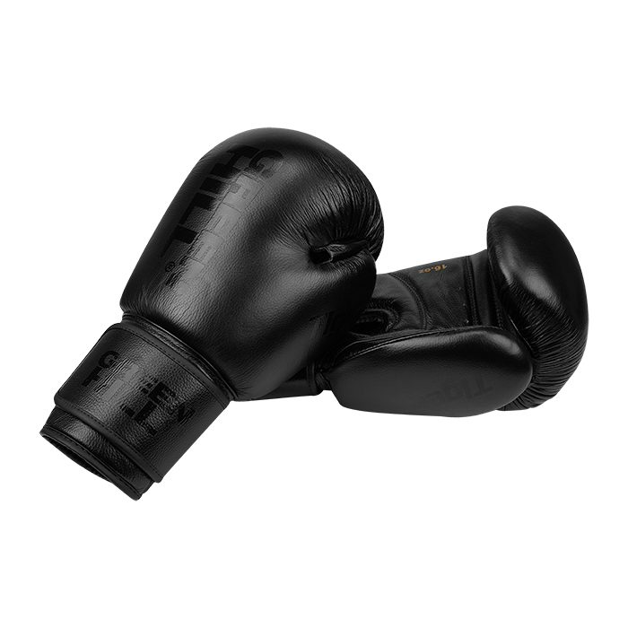  Боксёрские перчатки GREEN HILL TIGER BLACK чёрные 