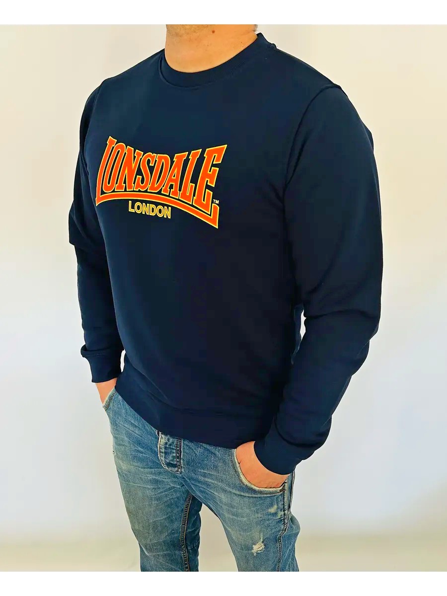  Свитшот Lonsdale Overlord темно синий 