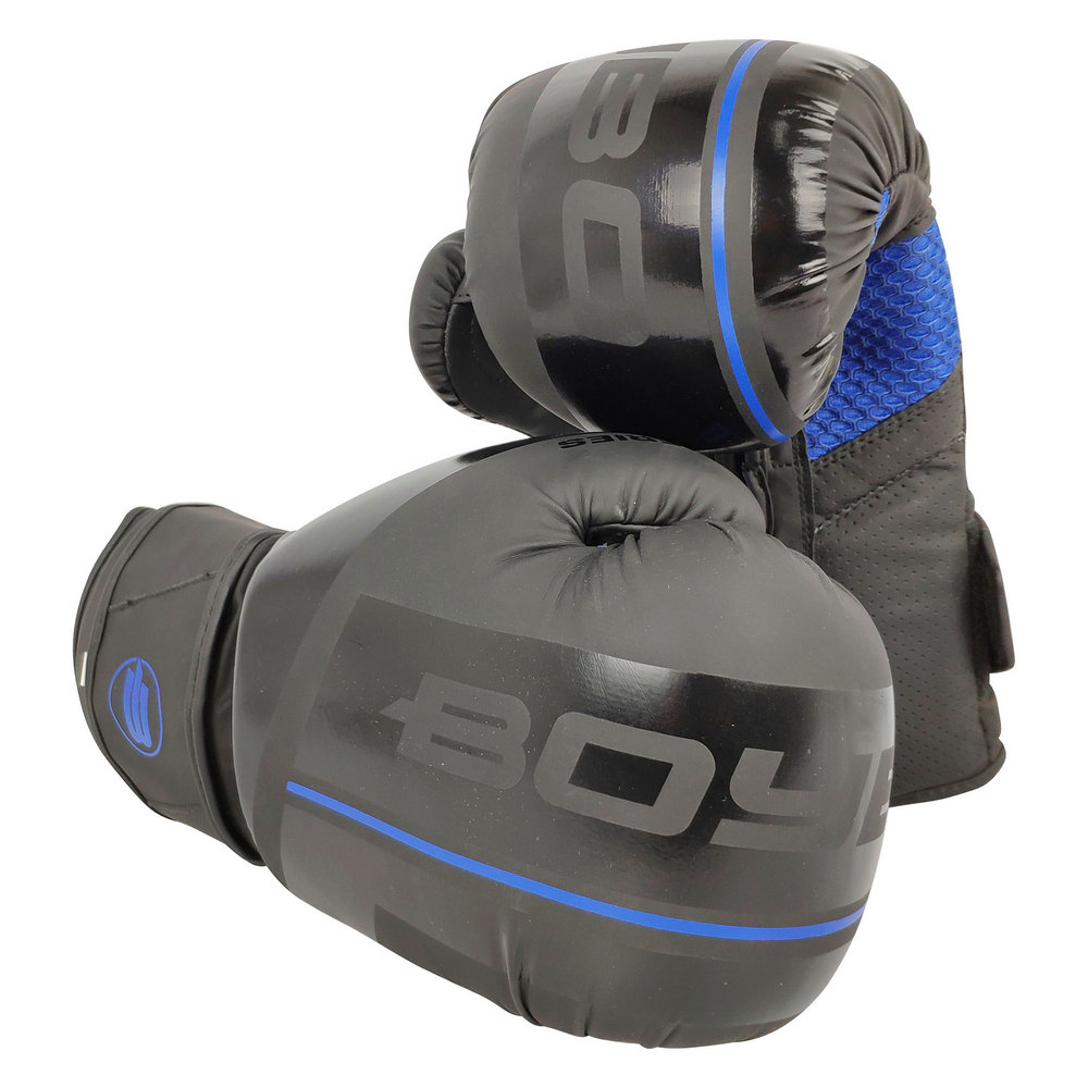  Боксерские перчатки BoyBo B-Series черно синие 