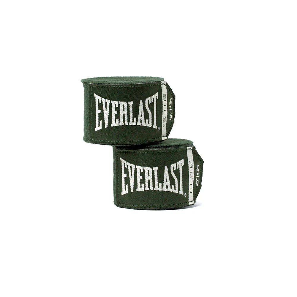  Боксерские бинты Everlast Elite зеленые 