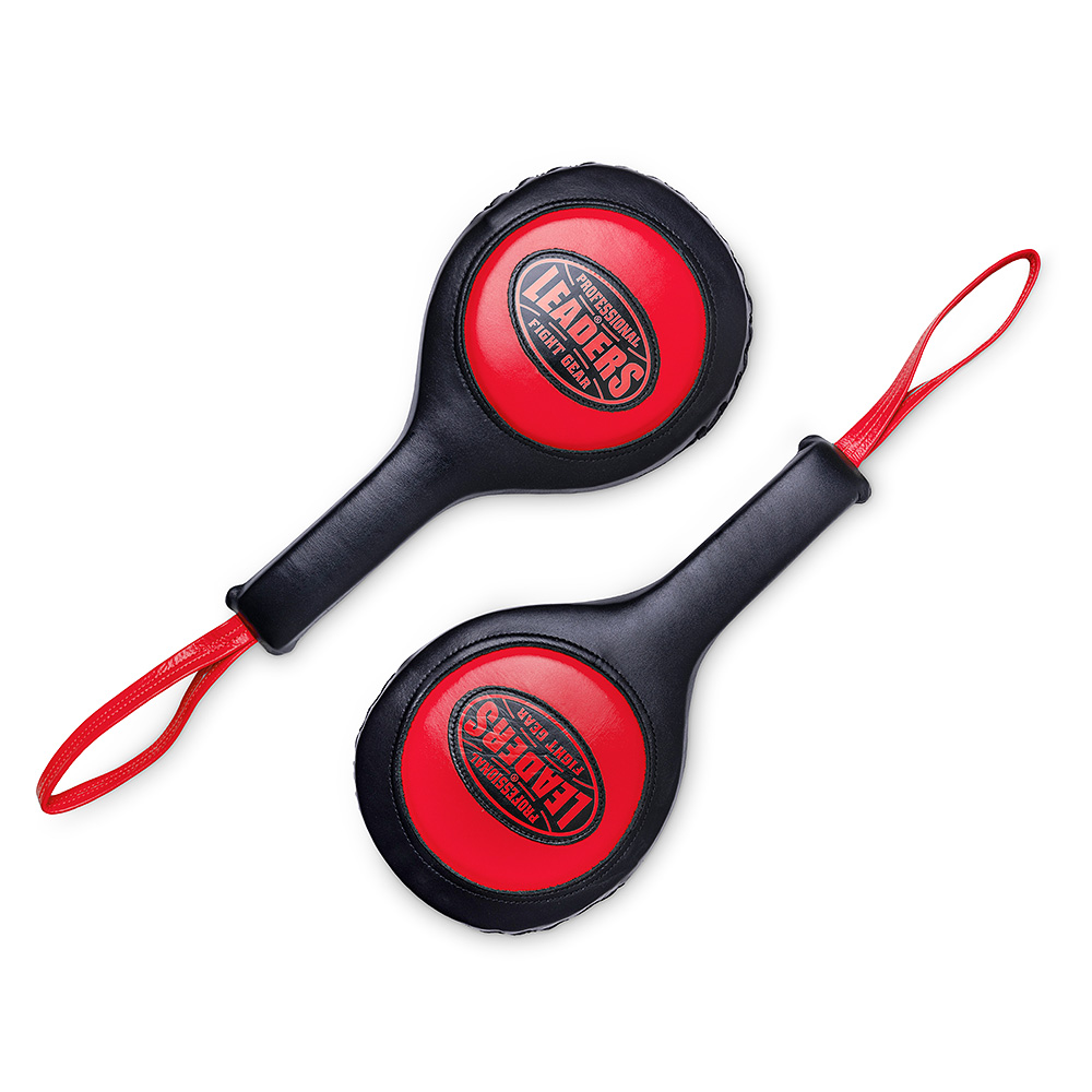  Лапы-ракетки тренерские LEADERS Paddels 3.0 BK/RD 