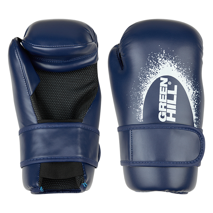  Перчатки GREEN HILL для поинтфайтинга кикбоксинга тхэквондо ITW синие 