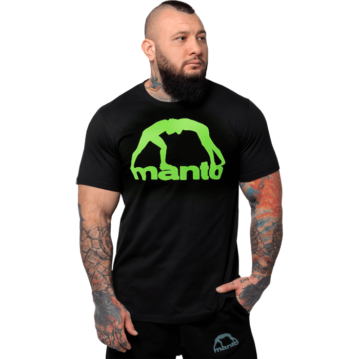  Футболка Manto Vibe Black/Neon 