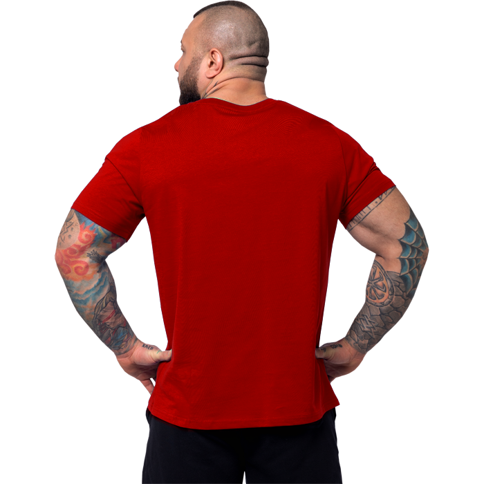  Футболка Manto Logo Vibe Red 