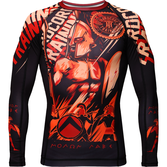  Рашгард Hardcore Training Sparta Black 2 LS 