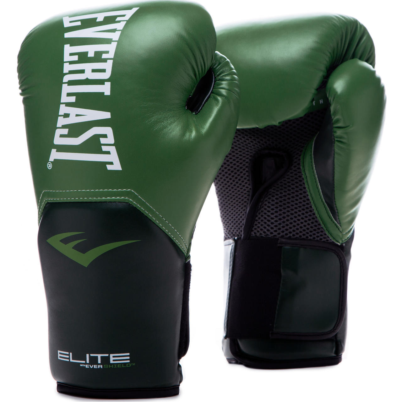  Боксерские перчатки Everlast ELITE PROSTYLE зеленые 