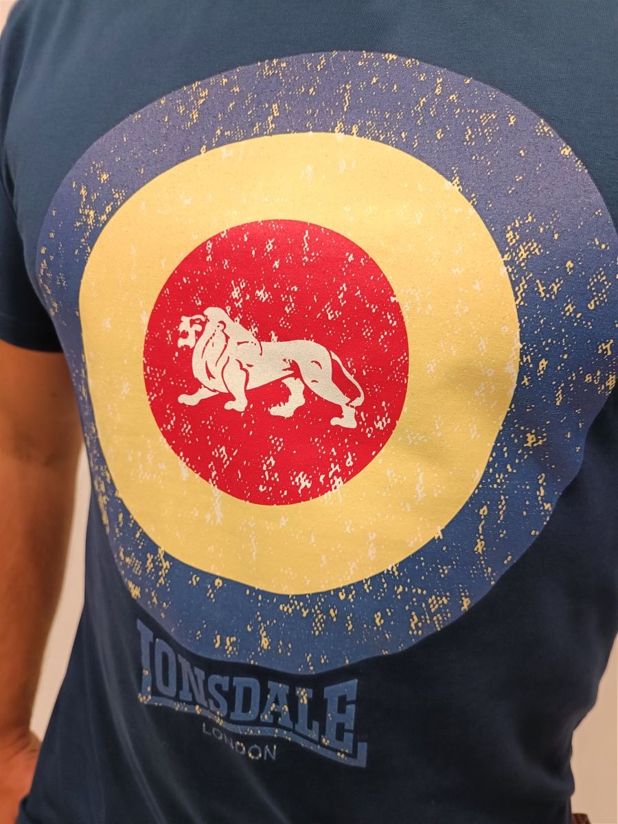 Футболка Lonsdale Royal Air Force синяя — фото