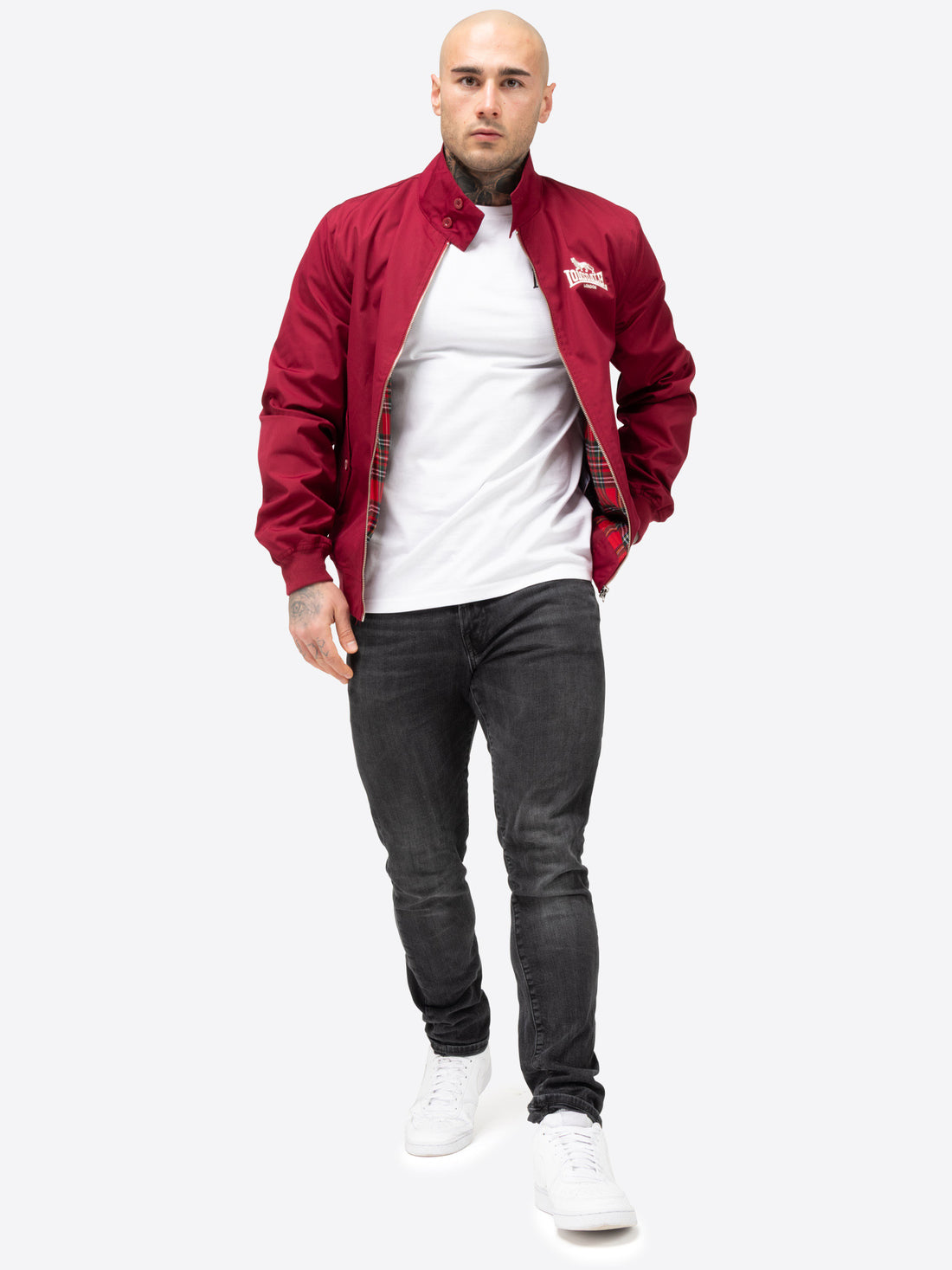  Куртка Харрингтон LONSDALE CLASSIC Cherry Red 