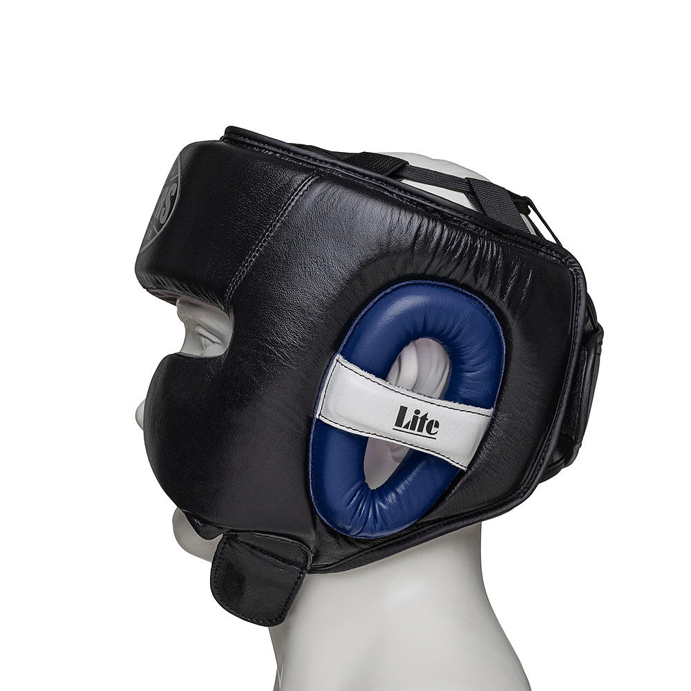  Шлем боксерский LEADERS LITE BK/BL 