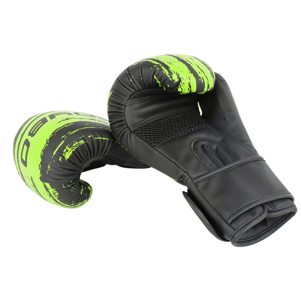  Боксерские перчатки BoyBo Stain зеленые 