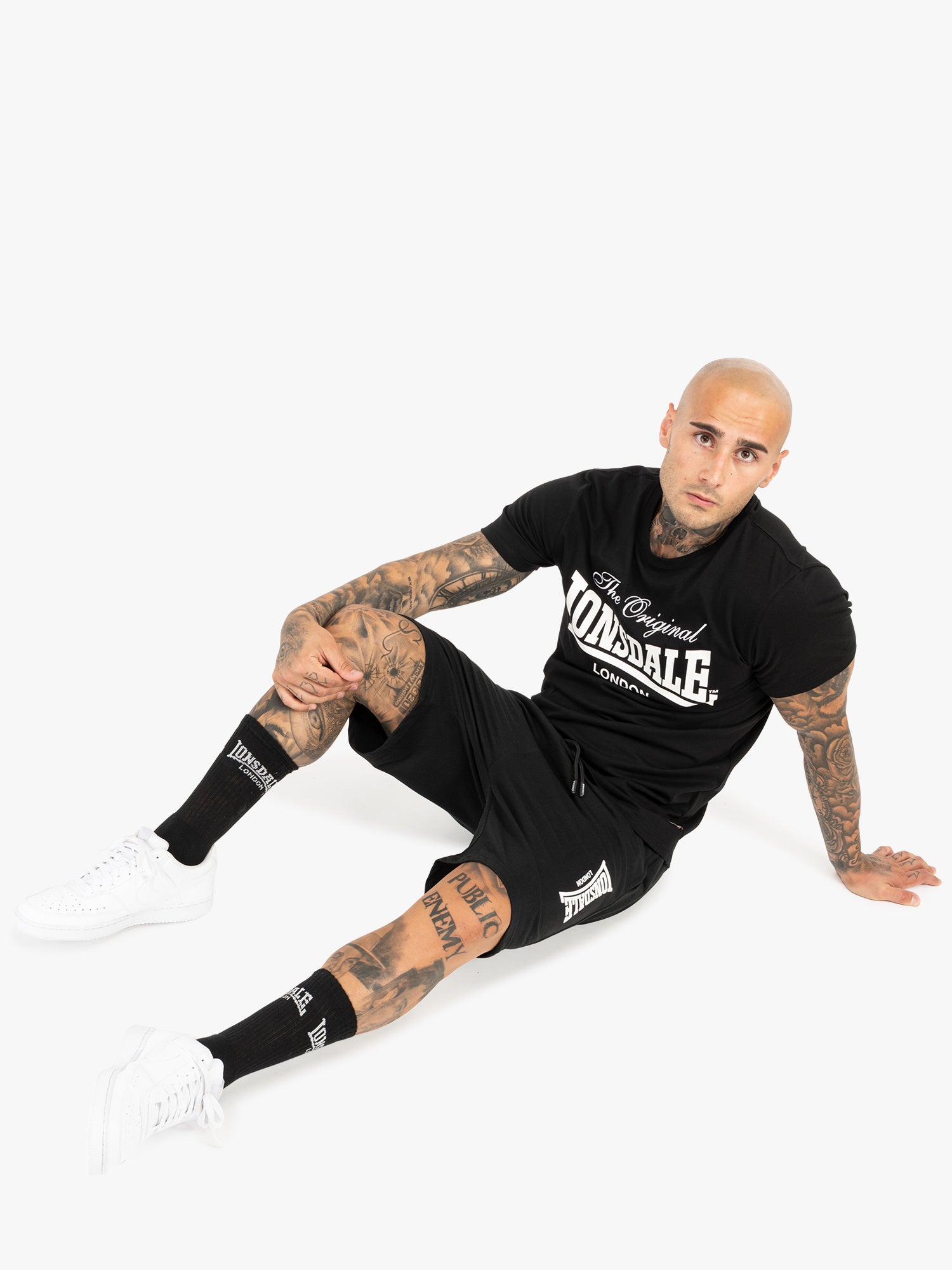 Шорты LONSDALE FRINGFORD черные 