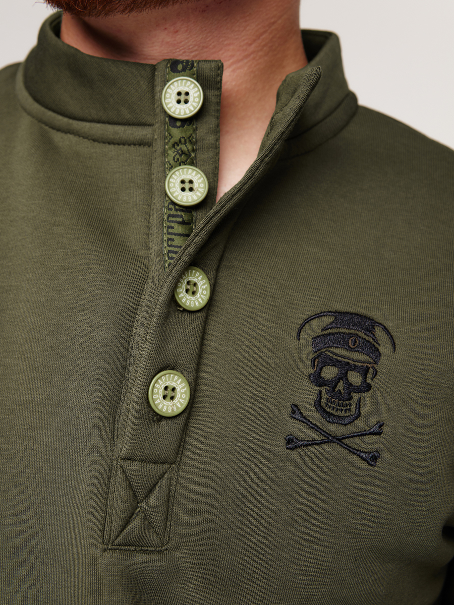  Свитшот гимнастёрка Варгградъ 1915 хаки с начёсом  