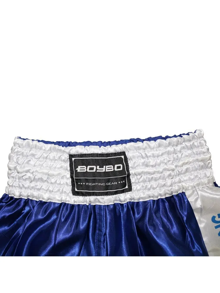  Брюки BoyBo для кикбоксинга синие 