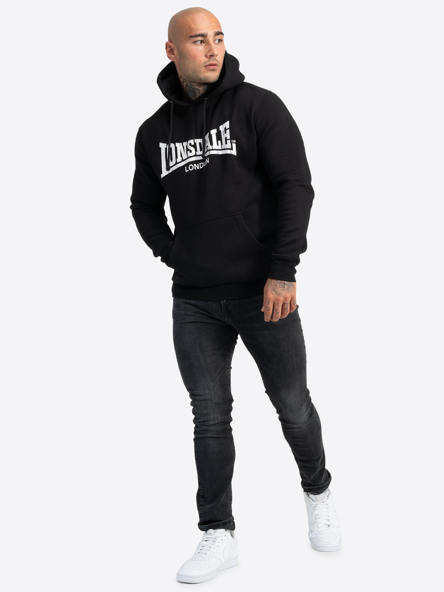  Худи LONSDALE WOLTERTON Black 