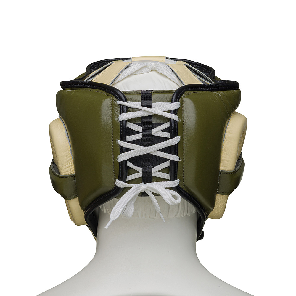  Шлем боксерский LEADERS MEX FANCY OLV/CR 