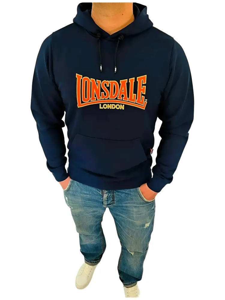  Худи Lonsdale Overlord темно синие 