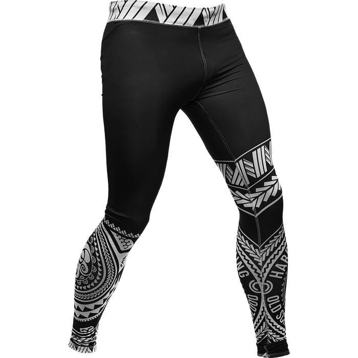  Компрессионные штаны Hardcore Training Ta Moko Black 