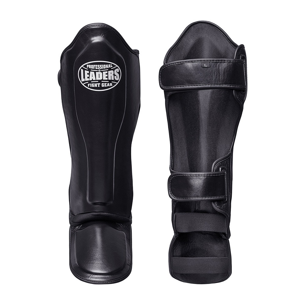  Защита голени LEADERS BK черная 