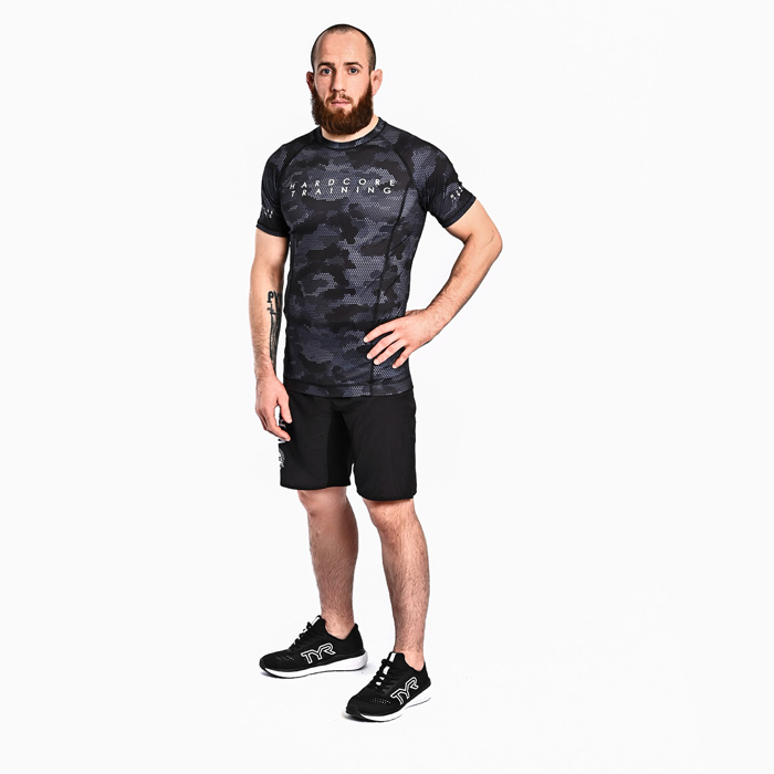 Рашгард Hardcore Training Hexagon Camo SS — фото