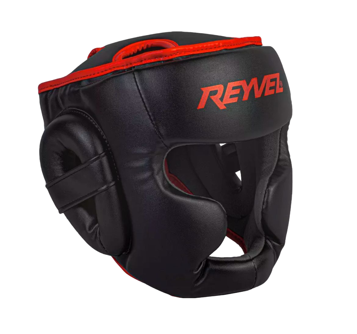  Шлем Reyvel тренировочный Full Face черно красный 