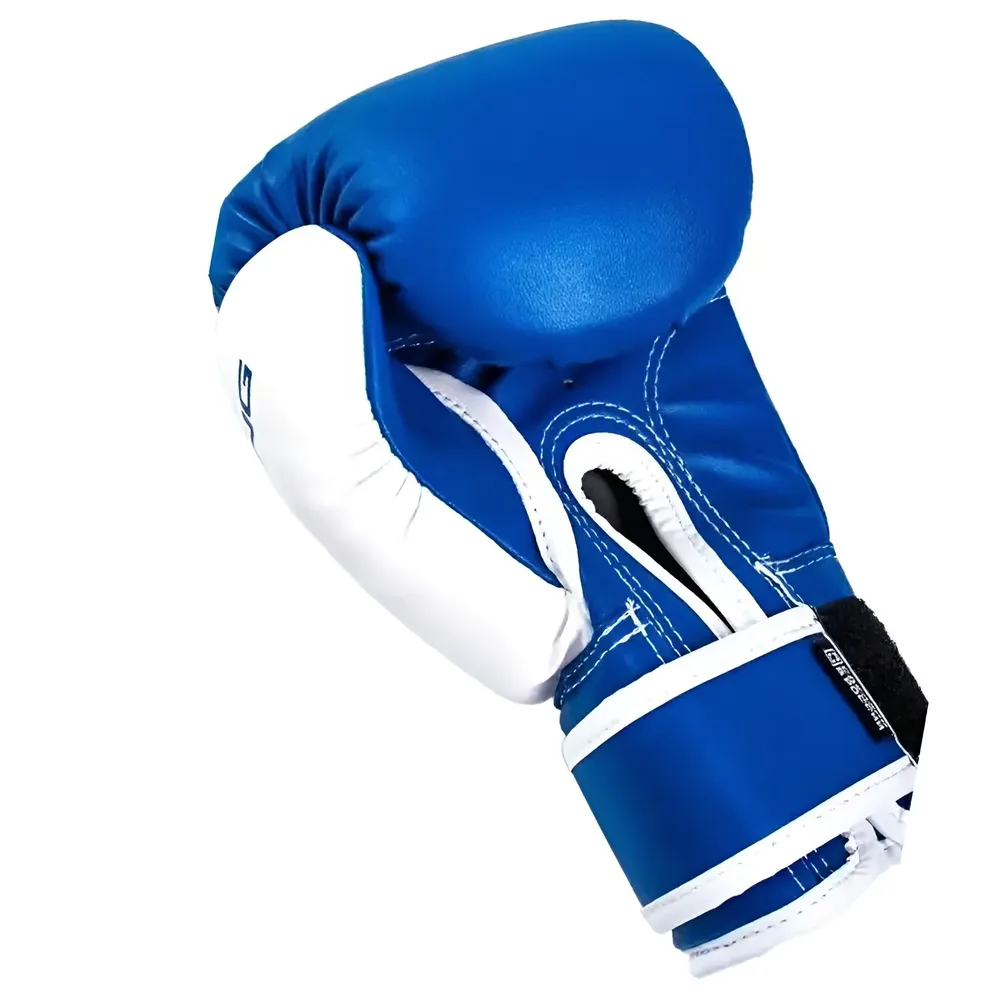  Боксерские перчатки Reyvel Beginning синие 