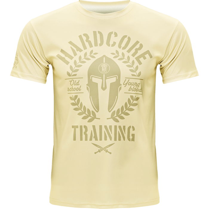  Тренировочная футболка Hardcore Training Helmet Sand 