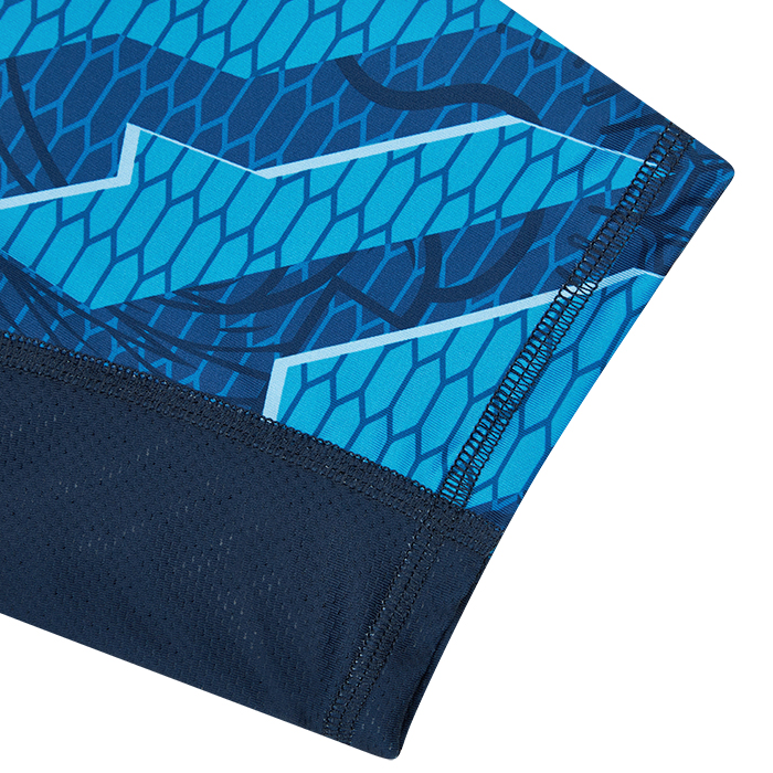  Рашгард GREEN HILL СОЮЗ ММА РОССИИ MMU-035 Синий 