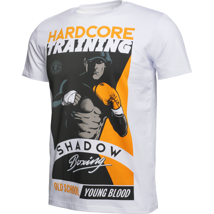  Футболка Hardcore Training Shadow Boxing белая 