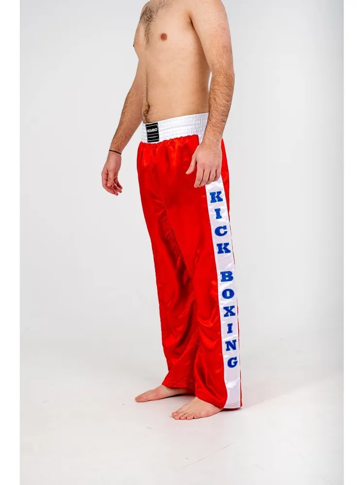  Брюки BoyBo для кикбоксинга красные 