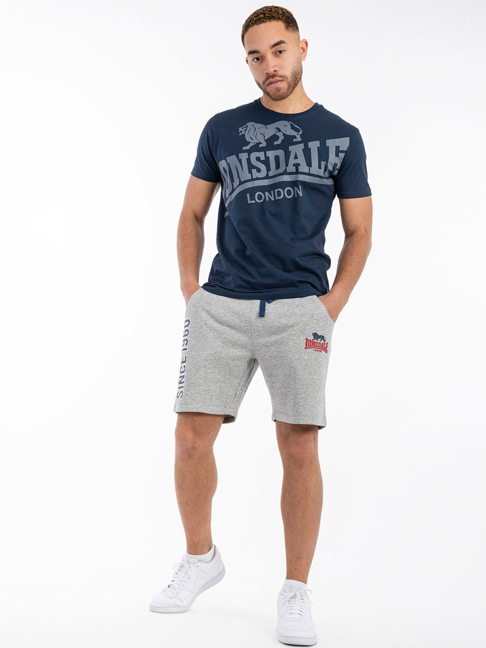  Шорты LONSDALE SKAILL серые 