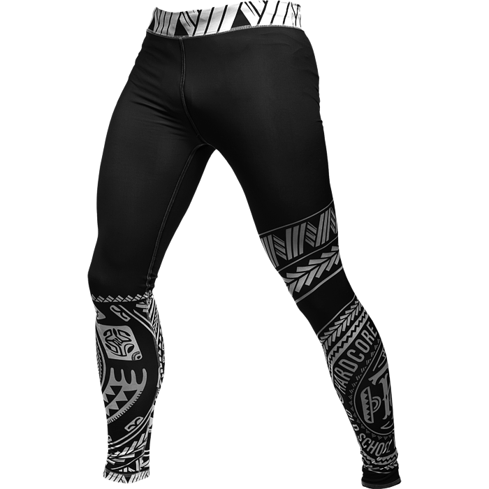  Компрессионные штаны Hardcore Training Ta Moko Black 