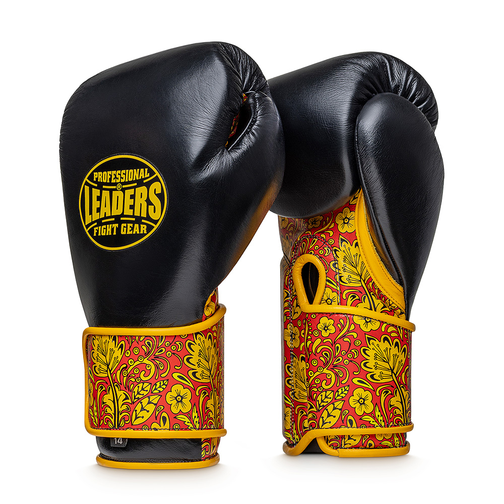  Перчатки боксерские LEADERS LS KHOKHLOMA 