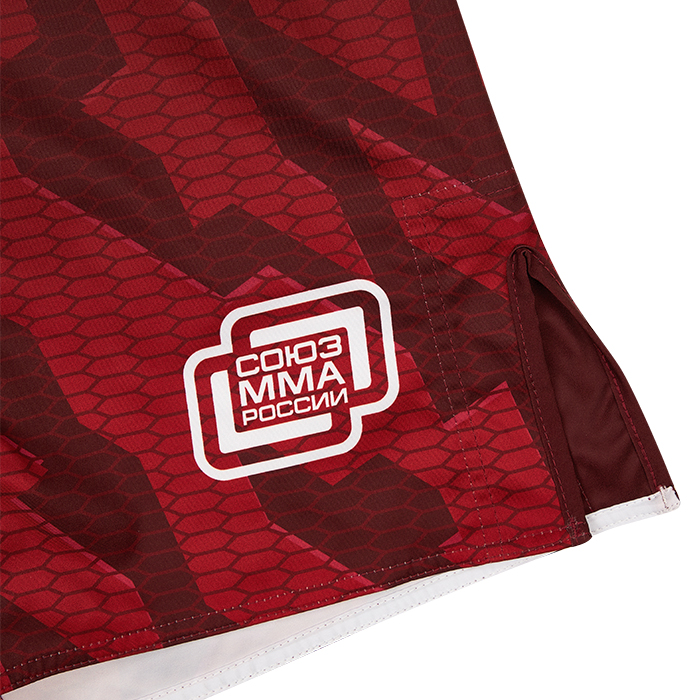 Шорты GREEN HILL СОЮЗ ММА РОССИИ красные 