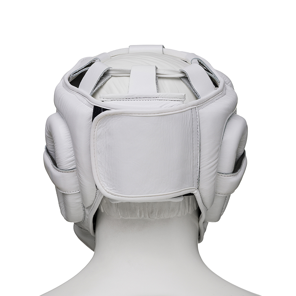 Шлем боксерский LEADERS LS MEX  VELCRO WH 