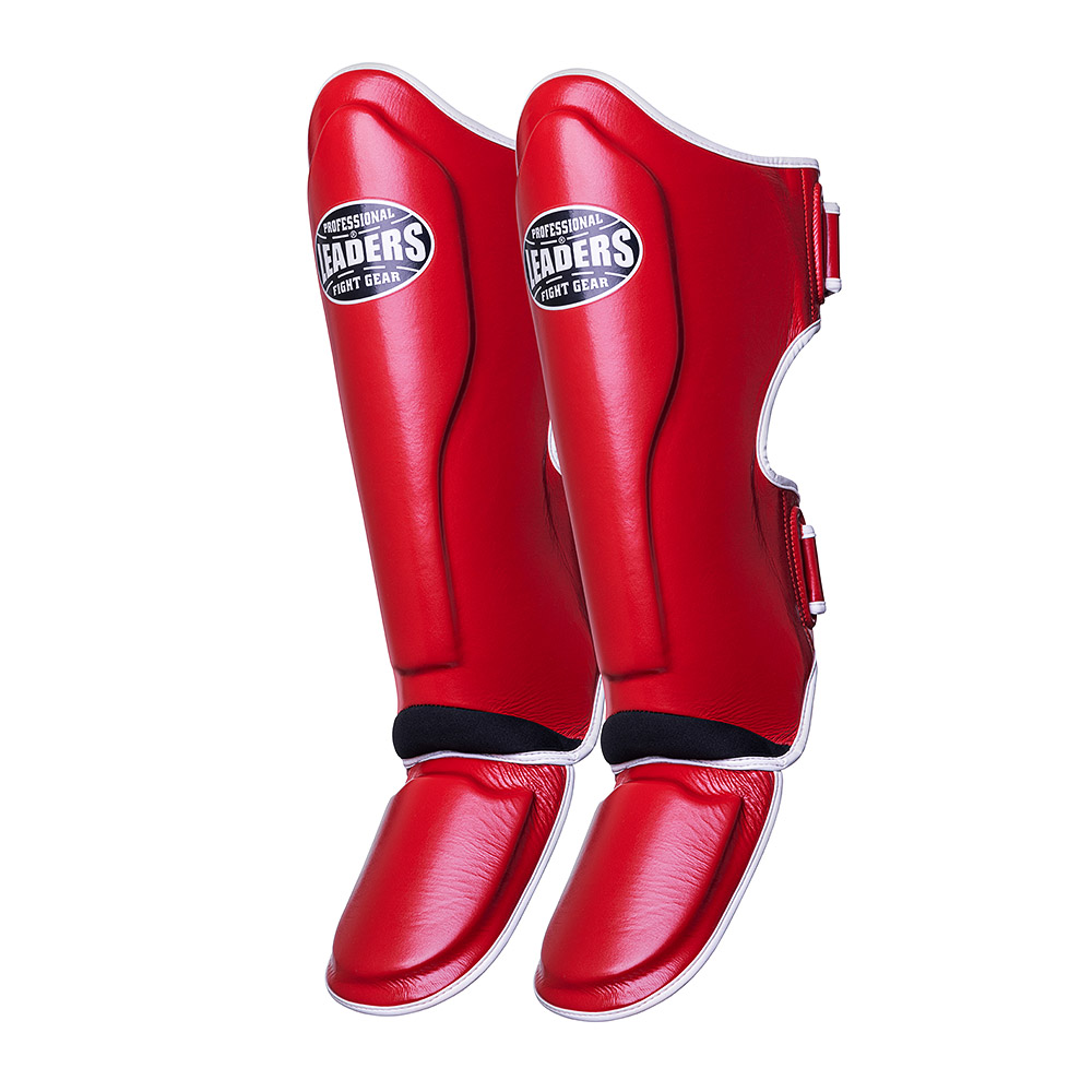  Защита голени LEADERS RD красная 