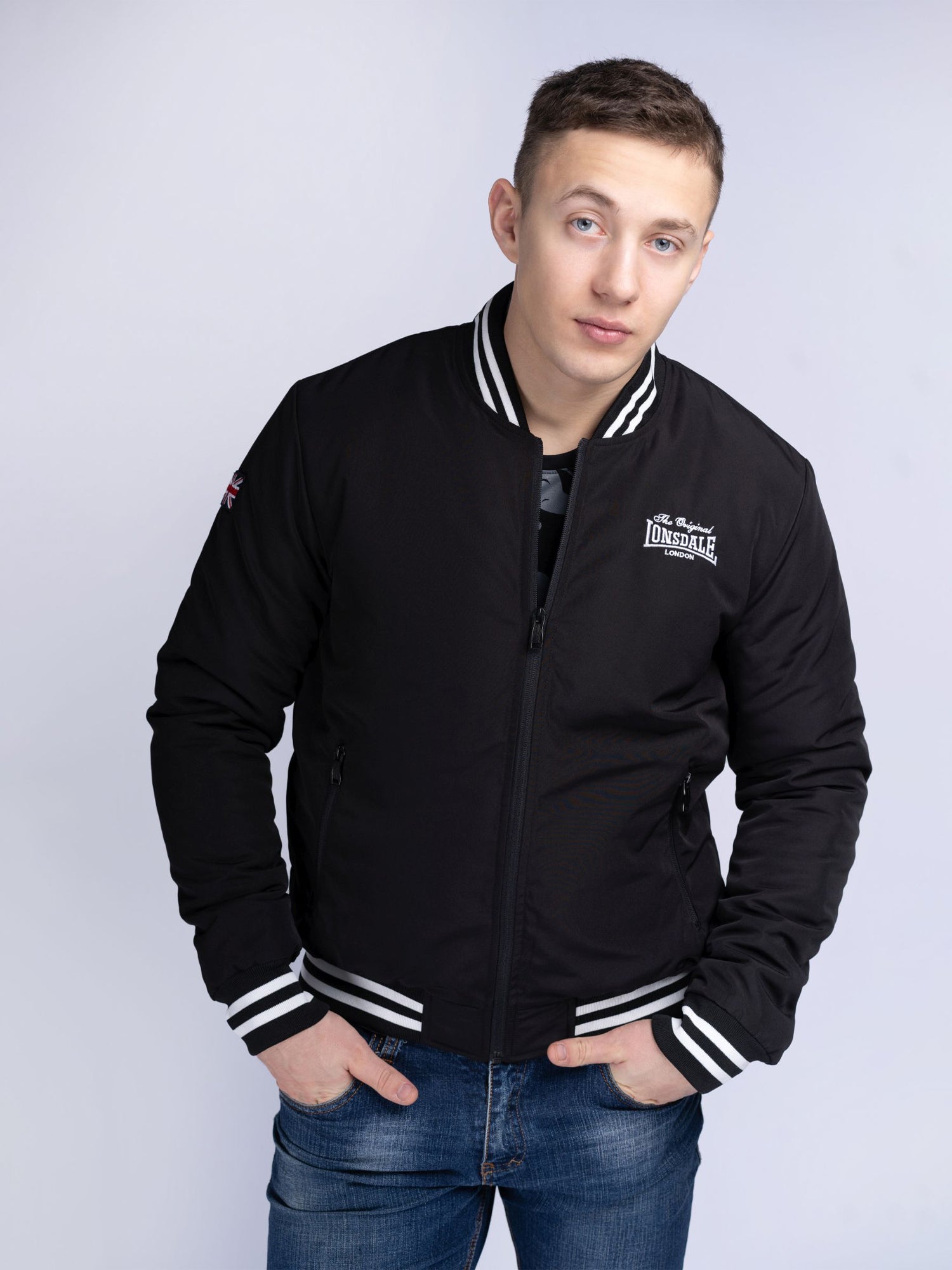  Куртка мужская LONSDALE TRUSTHORPE Black 